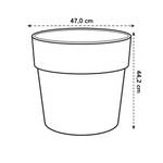 vibia straight rond 47cm antraciet